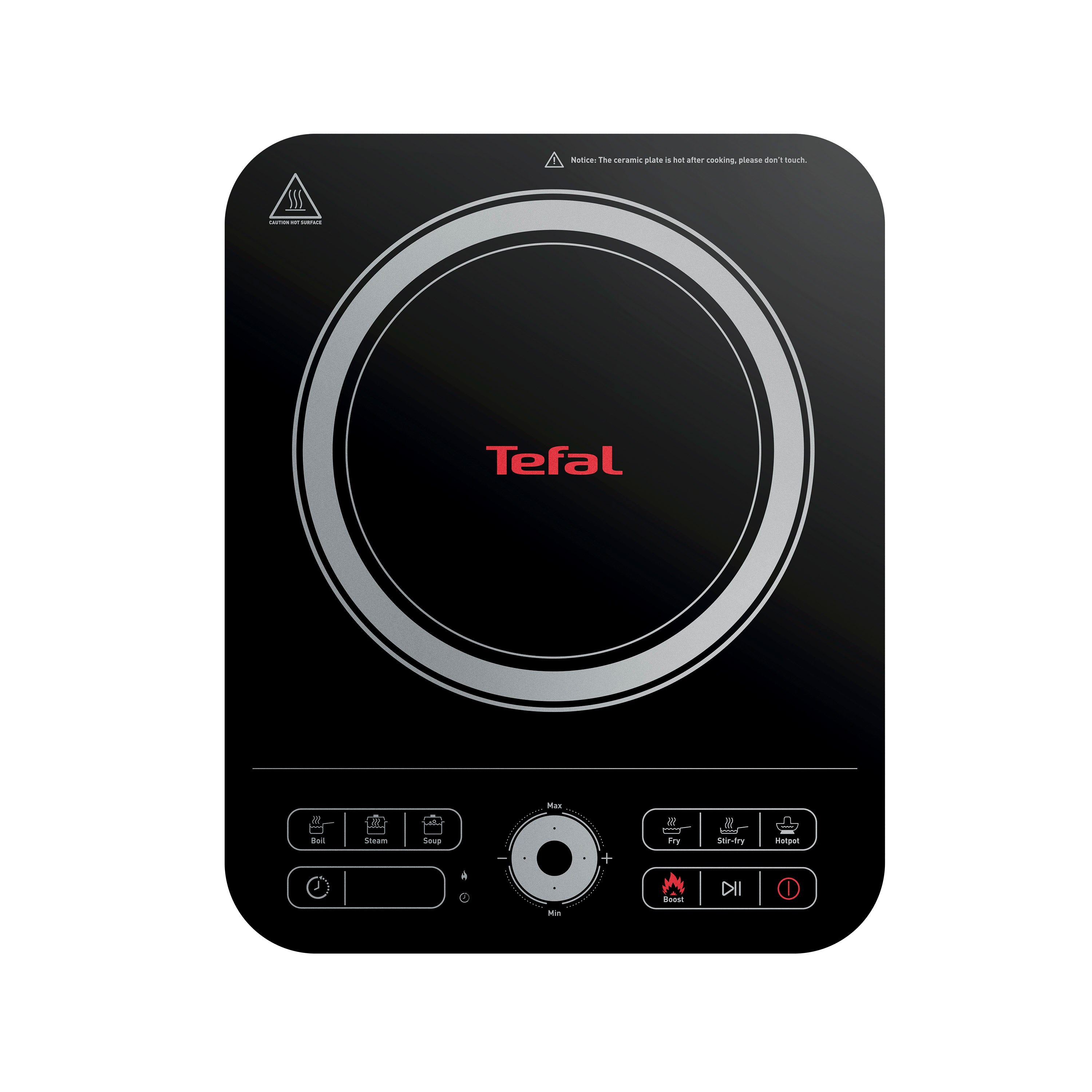 User manual and frequently asked questions Tefal Express Induction Hob IH7208