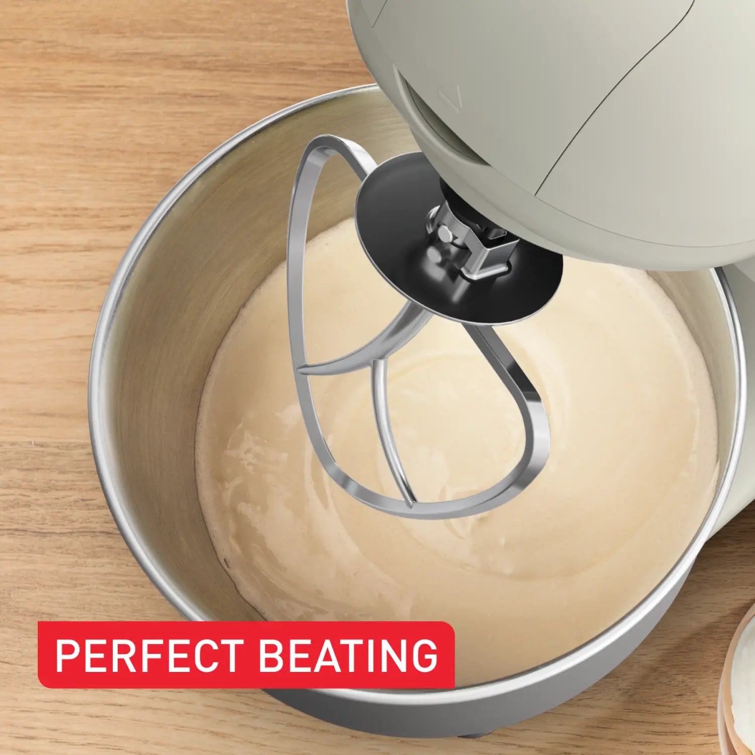 Tefal Bake Essential Stand Mixer White QB1601 perfect beating
