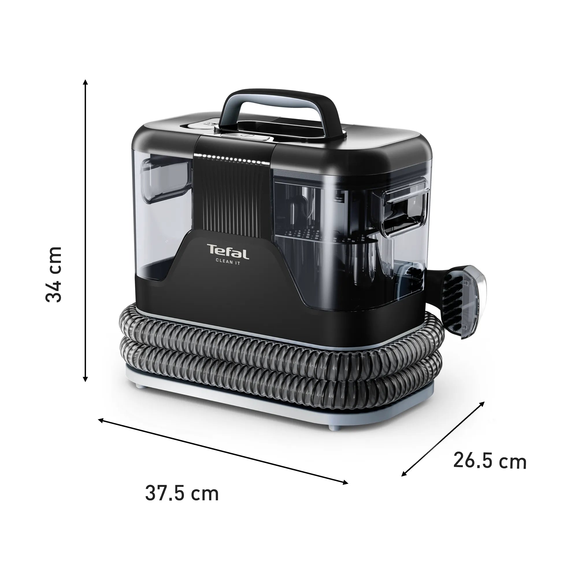 Tefal Clean It Portable Carpet & Upholstery Spot Cleaner IZ5010 Dimensions