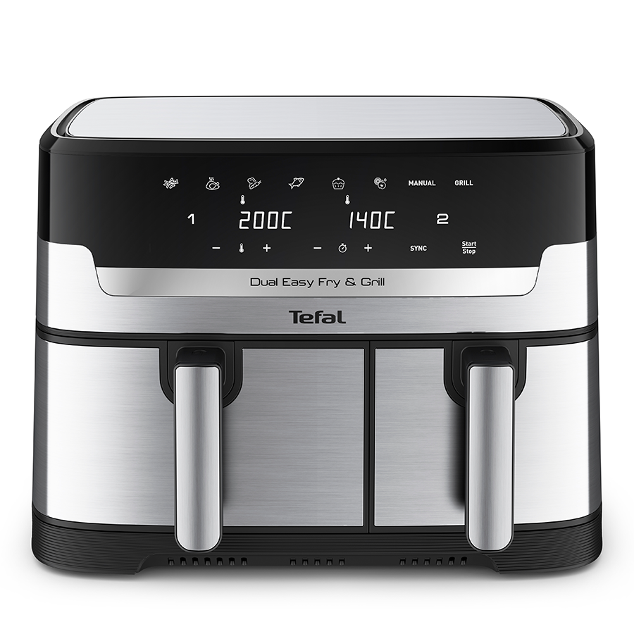 Tefal Dual Easy Fry & Grill Deluxe XXL Air Fryer EY905C