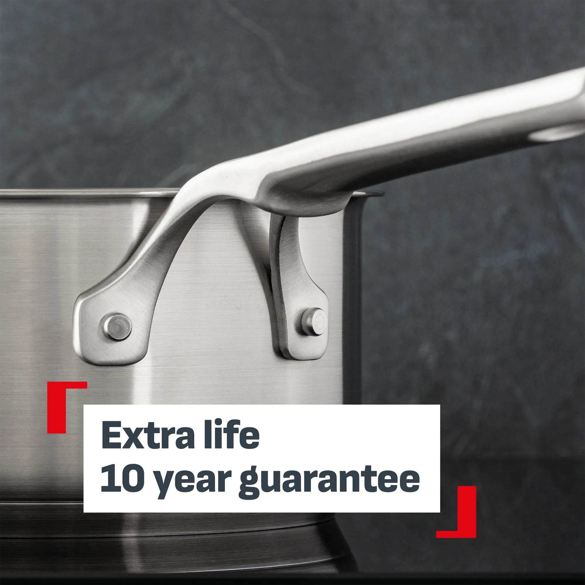 Tefal Space+ Extreme Induction Stainless Steel Saucepan 18cm + Lid