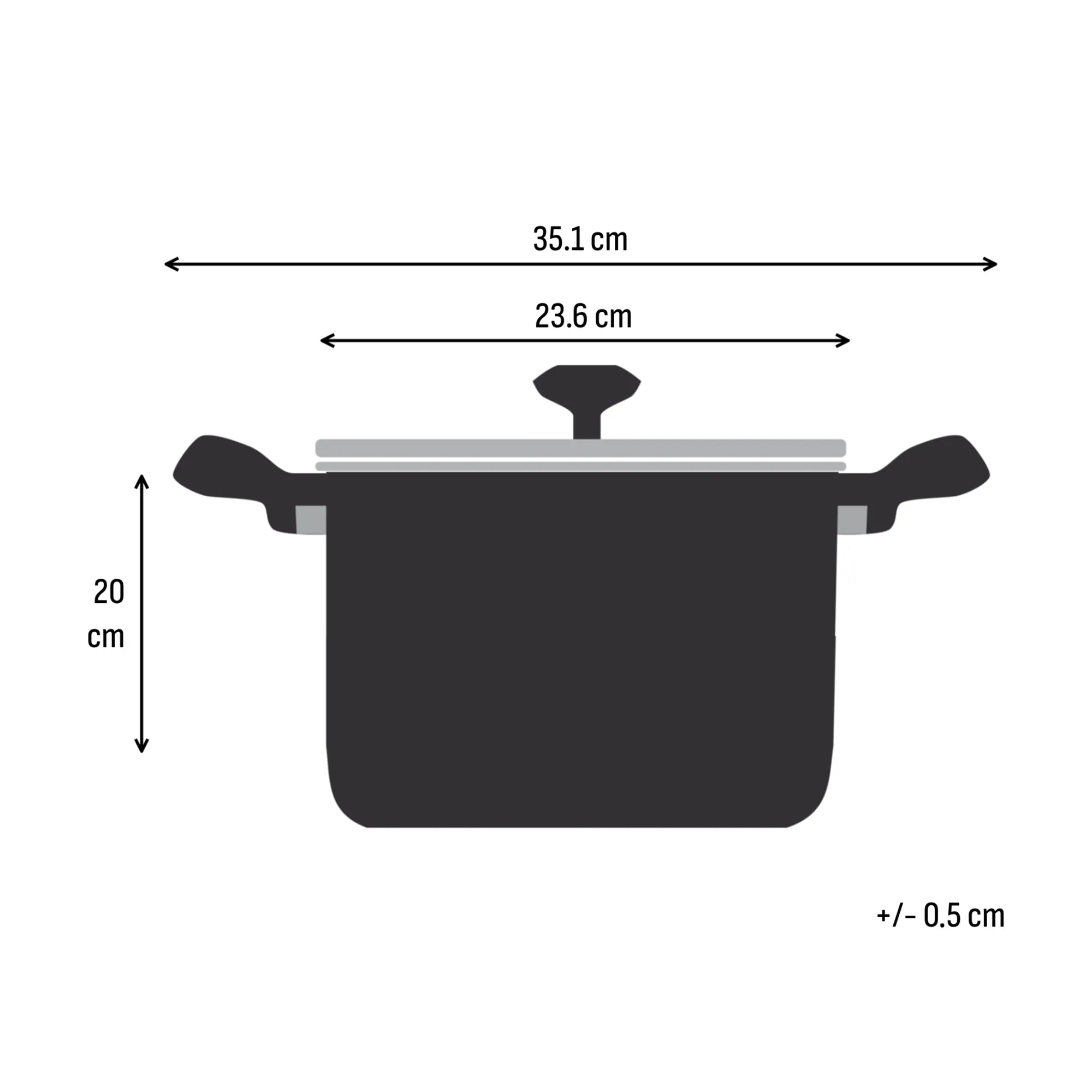 Tefal Space+ Extreme Induction Stainless Steel Stewpot 24cm + Lid