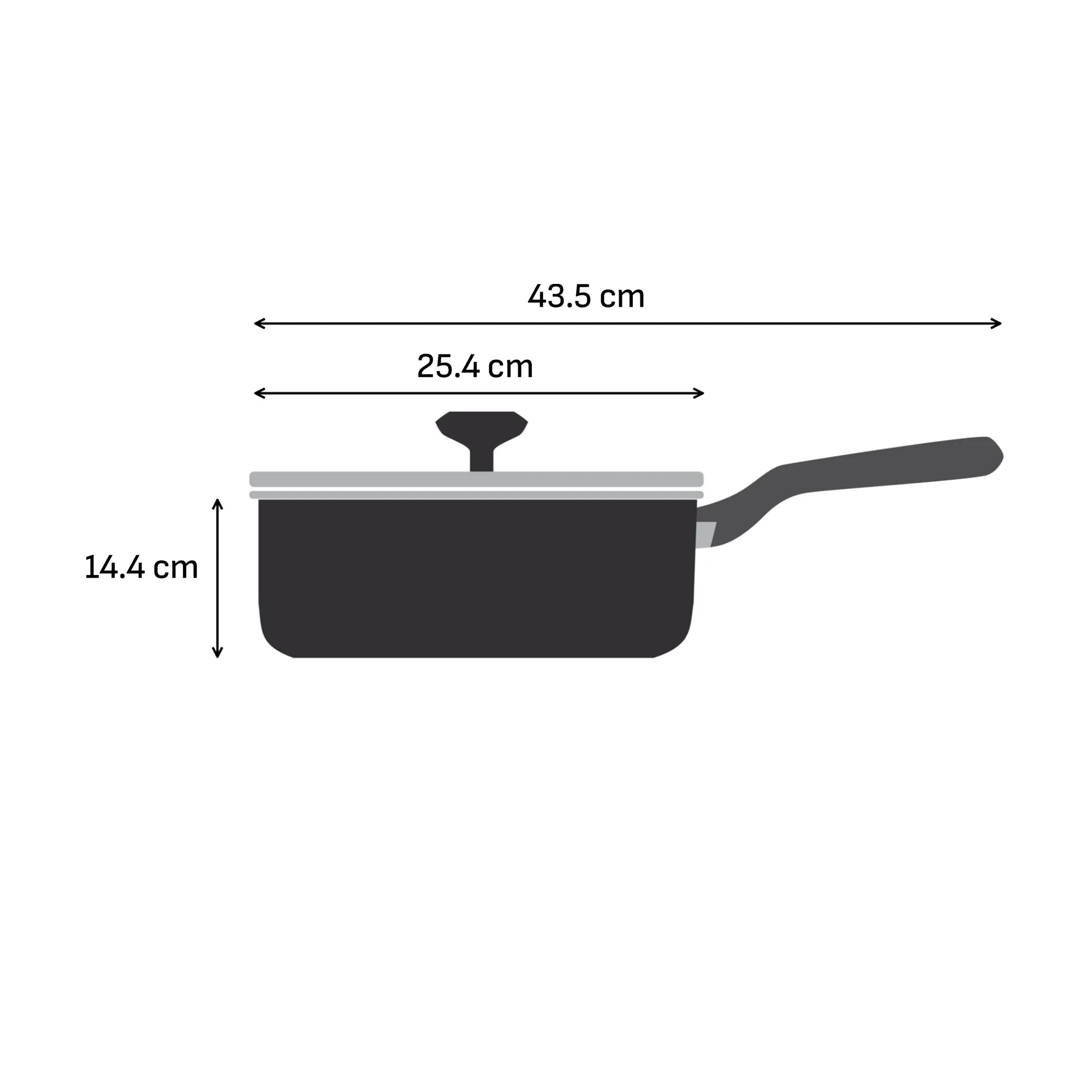 Tefal (Re)cycle Induction Ceramic Green Lichen Non-Stick Sautepan 24cm + Lid