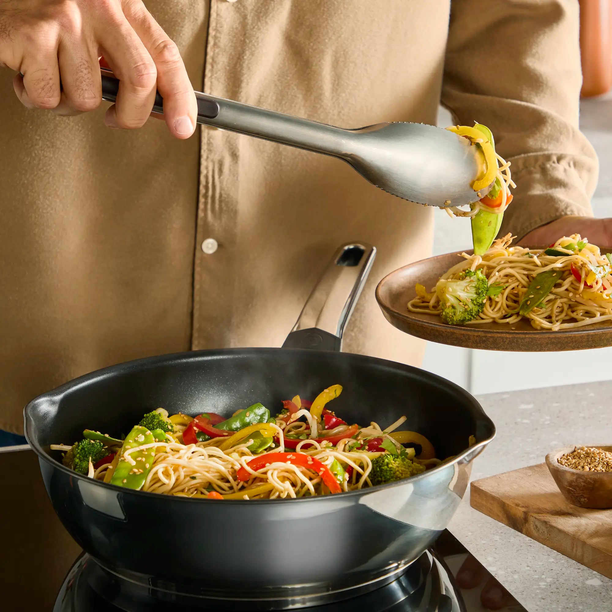 Tefal Emotion+ Induction Stainless Steel Non-Stick Multipan 26cm