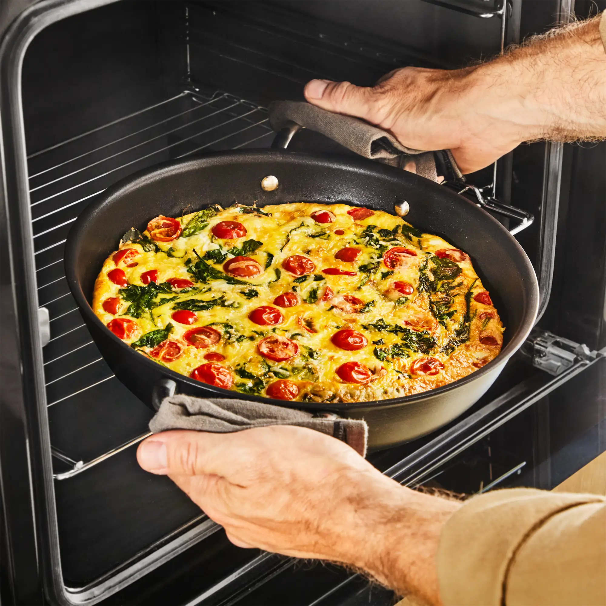 Tefal Excellence+ Induction FusionCore Non-Stick All-In-One Pan 28cm + Lid oven save up to 250 degrees