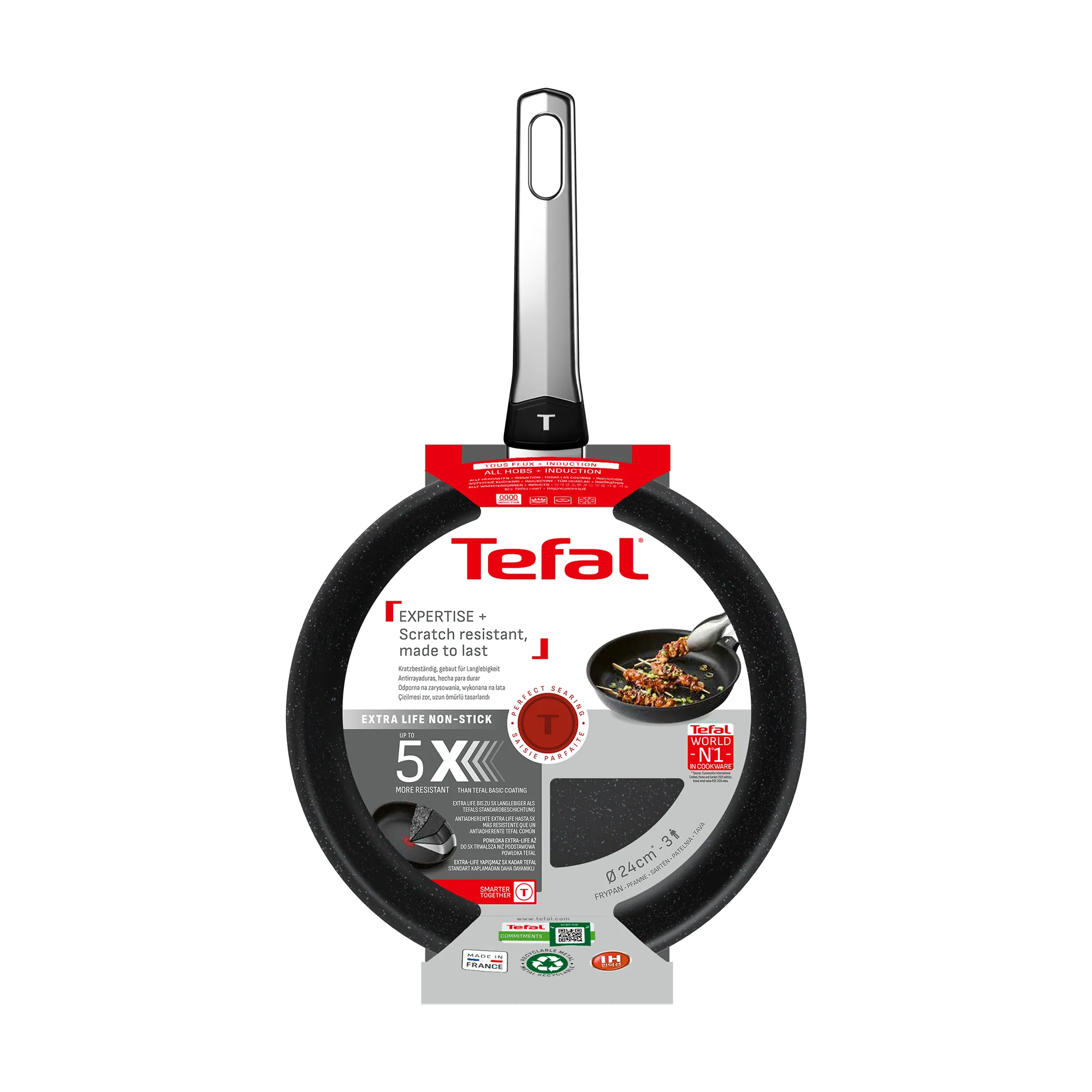 Tefal Expertise+ Induction Non-Stick Frypan 24cm