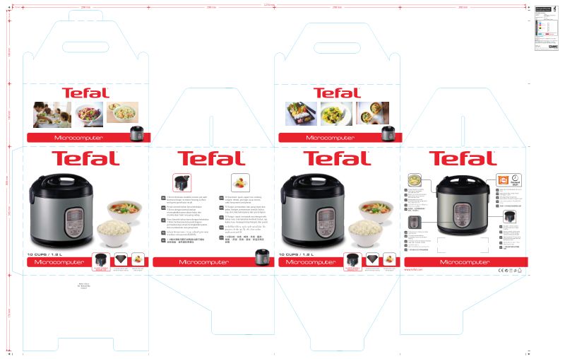 Tefal Smart 8 In 1 Rice Multicooker Rk106 Rk106870